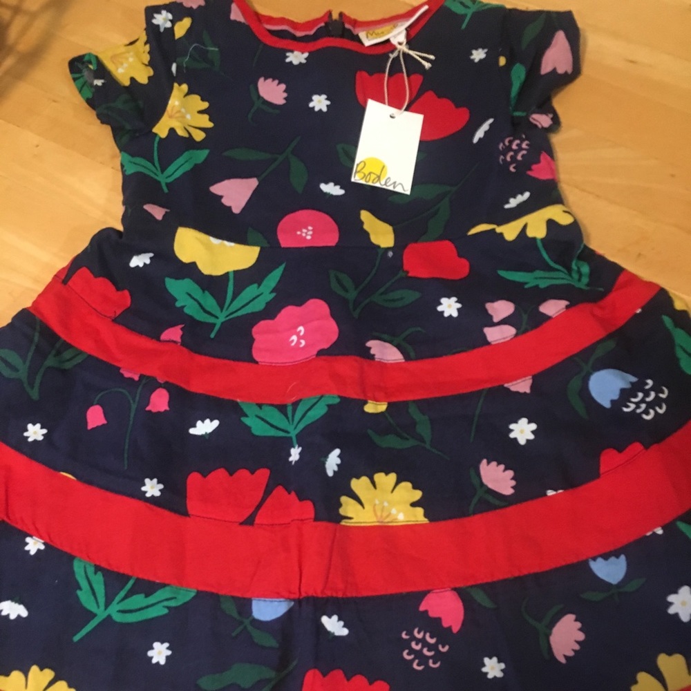 Mini Boden Nwt 3/4 Dress